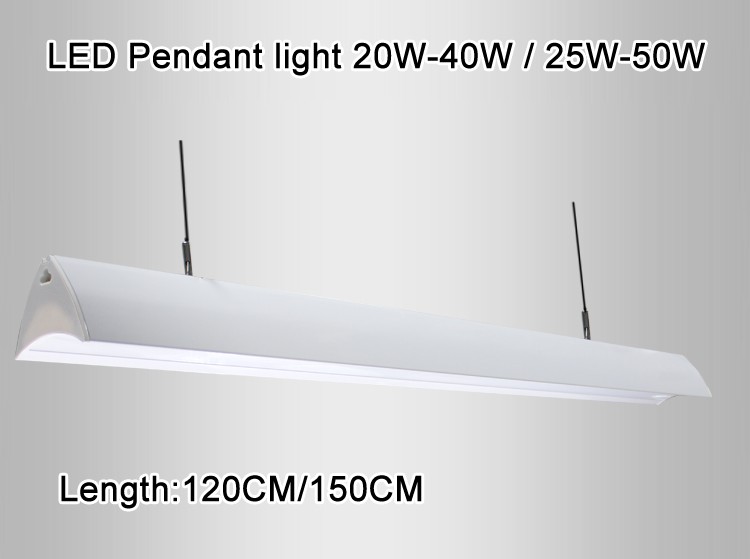 modern office ceiling tube led hanging lamp