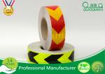 Dark Self Adhesive Arrow PET Reflective Electrical Warning Tape For Truck /