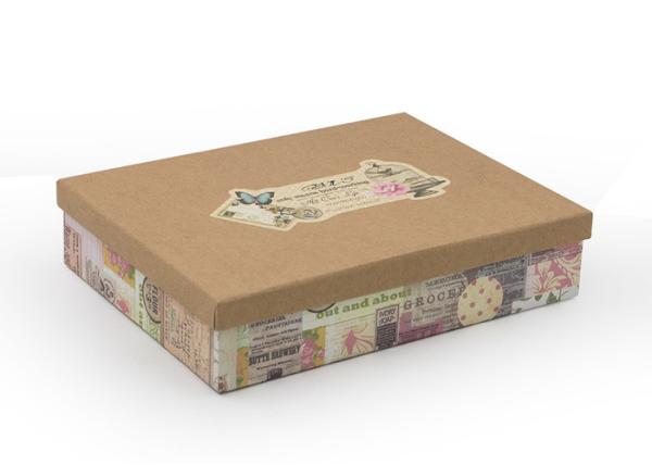Eco-friendly kraft Paper Gift Box with lid Packaging Gift Box for Shirt /