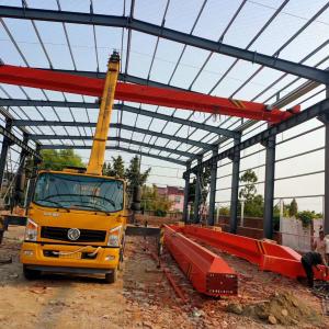 Wholesale LD electric single beam bridge crane,10T truss, electric crane, steel wire electric hoist from china suppliers