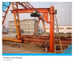 BZ1T cantilever crane, cantilever crane for lifting materials, rotary crane and