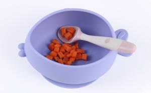 Wholesale Soft Silicone Children Cartoon Fish Shaped Sucker Bowl Food Grade Silicone Children'S Tableware Bowl from china suppliers