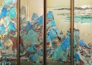 Wholesale 3D Stylish Screen Mural 2440x1830mm Paint Glass Splashback from china suppliers