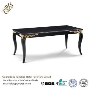 Wholesale Luxurious Hand Craft In Gold Leaf Finish Dark Wood Console Table For Living Room from china suppliers