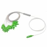 Stainless Steel Tube 250um 2.0mm cable Fiber PLC Splitter 1x8 used in PON ODN