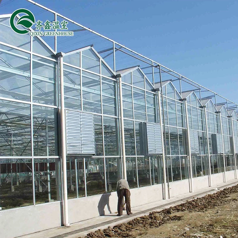 Aluminum Greenhouse Frame Parts Suitable for Multi-Span Agricultural Greenhouses