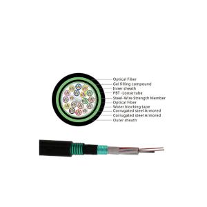 Wholesale Factory Directly Sell Fibre Optic Cables GYTS GYTA GYTS53 GYTA53 24 48 96 144 Core Fiber Optic Cable from china suppliers