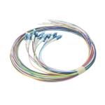 0.9 Mm FTTH LC UPC Colorful Fiber LSZH/PVC Singlemode SM 12cores Optic Fiber