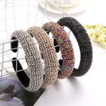 Rhinestone Bling 100 Mulberry Silk Headband Ladies' Hair Decoration