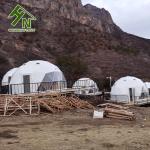 Custom Geodesic Dome Greenhouse Tent Outdoor Fireproof Steel Frame