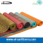 Virson Fashion jute covered pv yoga mat/eco yoga mat jute