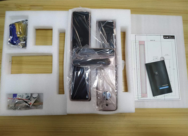OEM WIFI Aluminum 40mm-90mm Smart Electronic Lock Fingerprint