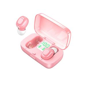 Wholesale Mini &amp; Super Light TWS Earbdus Macaron Water Resistant Bluetooth Wireless Custom Headphone Binaural 5.0 Earphone OEM from china suppliers