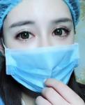 Eco Friendly Anti Spitting Blue Earloop Medical Mask