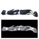 Black High Light Reflective Yarn For Knitting Orange Silver Rainbow Color