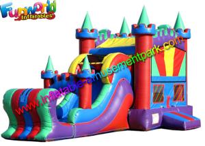 Wholesale Turrets Colorful Commercial Bouncy Castles Slide 5 x 4 Meters for Girl from china suppliers