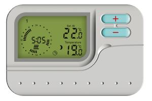 Wholesale Electric Heat Digital Thermostat , 7 Day Programmable Room Thermostat from china suppliers