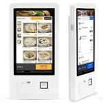 Floor Stand Food Ordering Kiosk Machine 15.6 Inch For Restaurant