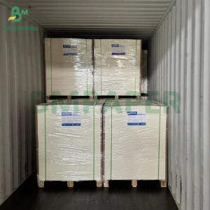Wholesale 1 Side PE Coated Paper White Kraft Paper 40g + 10g Size 36 X 25 Inches from china suppliers