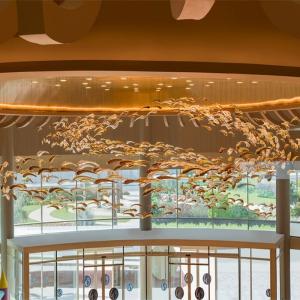 Wholesale Glaze Art Ocean Theme Glass Fish Chandelier Creative Decorative Chandelier from china suppliers