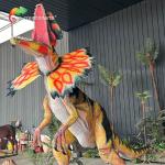 Realistic Sound Lifelike Movements High Standard Dilophosaurus Dinosaur For
