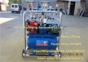 Wholesale Diesel Engine And Electric Motor Cow Milking Machine With Jetter Tray Washing from china suppliers