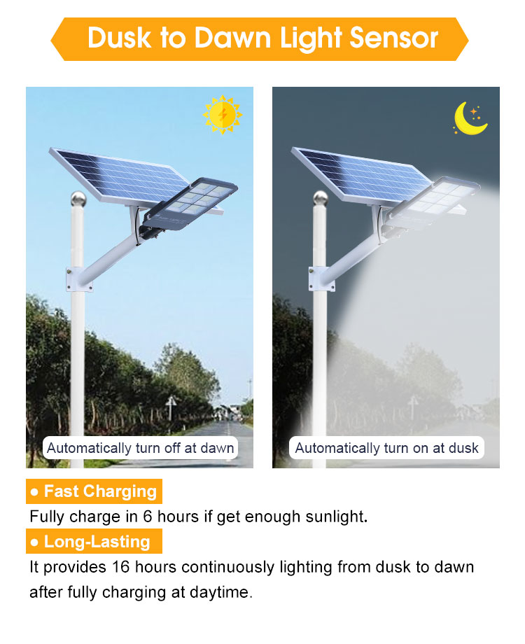 5000K 120 W Solar Led Street Light For Parking Lots Communities