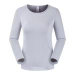 customizable Flatlock stitching Women'S Sports Hoodie Round Neck Sweat Shirts
