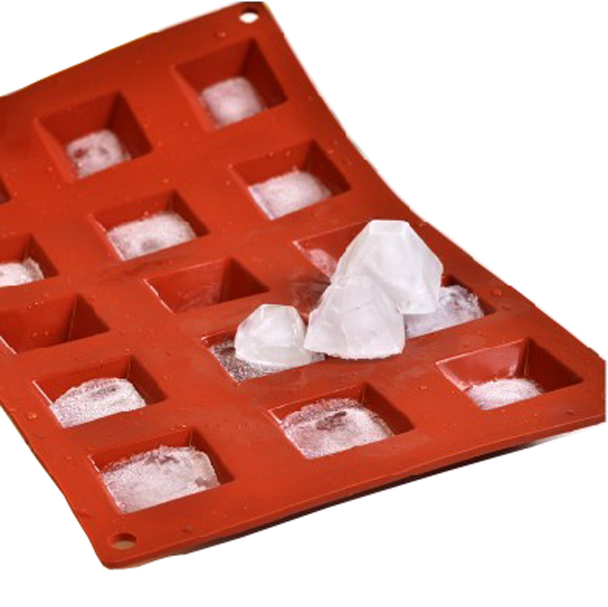 Silicone manufacturer Silicone baking tools 15 cup silicone ice/chocolate mold SB-004