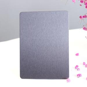 Wholesale 304 316 0.8mm Titanium Black Coated Stainless Steel Sheet Brush No.4 Finish from china suppliers