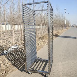 Wholesale 300kg Loading Weight 30 Tiers Stainless Steel Cake Cooling Rack Fruit Drying Tray Trolley from china suppliers