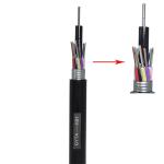 36 48 72 96 144 288 Core G652D Armored Fiber Optic Cable Single Mode