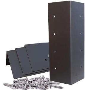 Wholesale Heavy Duty Powder Coated Carbon Steel Garden Bed Corner Brackets Surealong Green from china suppliers