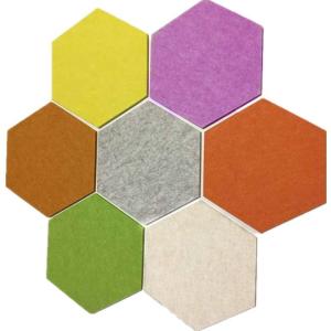 Wholesale Sound Proofing Pet hexagon sound panels For Home Theater from china suppliers