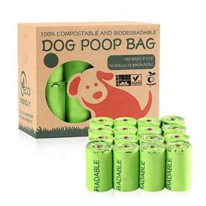Wholesale Customized logo Design Hot Selling Wholesale 100% Biodegradable Dog Poop Bag for Cleaning from china suppliers