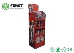 Wholesale Customized Logo Printed Foldable Paper Floor Display Stand For Retail Promotion from china suppliers