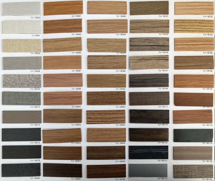 Waterproof Eco Friendly T-shaped Edge Banding with Multiple Styles for Strong Bonding and Bending on 18mm Plates