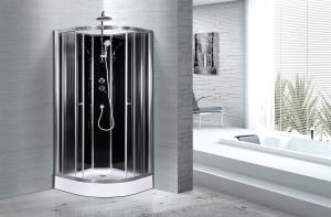Wholesale Custom Popular Quadrant Shower Cabin , Bathroom Showers Cubicles And Trays from china suppliers