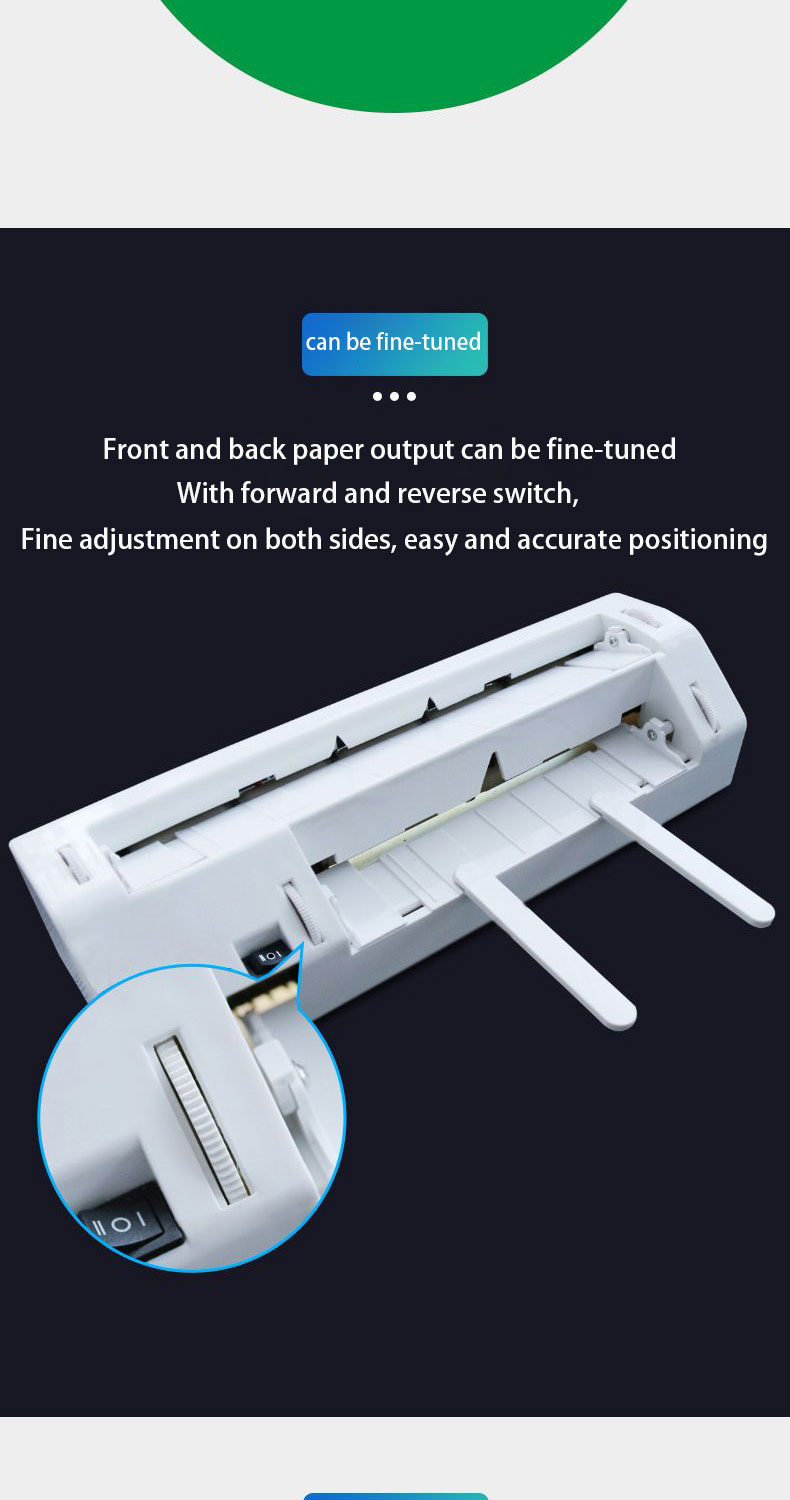 Automatic Card Cutting Machine 90x54mm Cutting Size for Home Office and School Needs