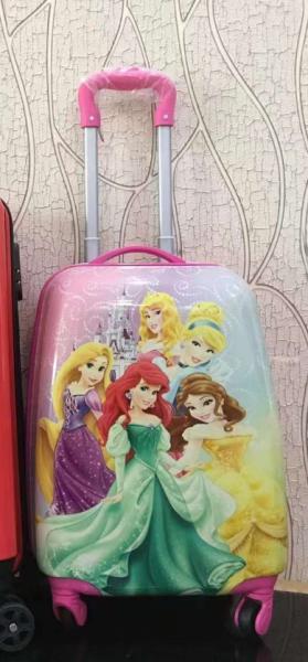 Customized Cartoon Suitcase Children Rolling Luggage Bag Kids Trolley Case