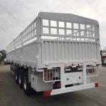 Jost E100 60tons Van-type Truck Trailer Fence Cargo Semi Trailer For Transportat