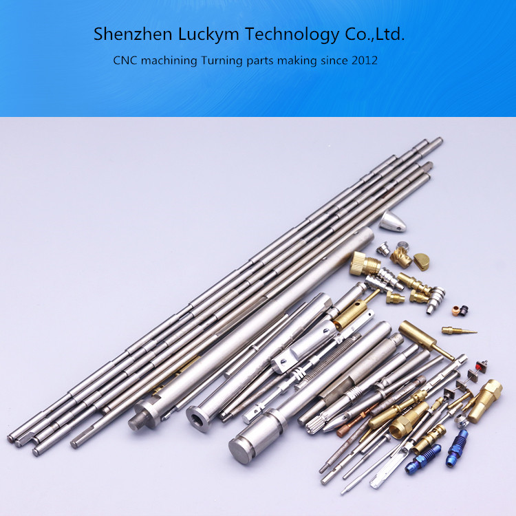 Aluminum Steel Brass Bronze Titanium Turning Parts , Beautiful Metal Robot Parts