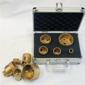 Wholesale Aluminum Box 5pcs Vacuum Brazed M14 Diamond Core Drill Bit Set from china suppliers