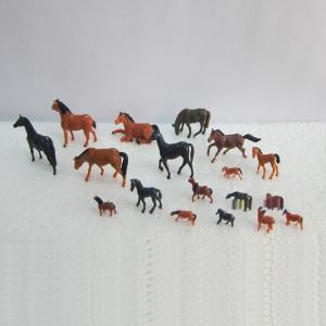 Wholesale 1:87 color horse---HO animal,painted horse, 1/87 horse,1:87 ABS horses,scale miniature horse from china suppliers