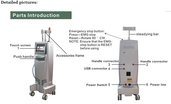 Fractional RF Microneedle for beauty spa