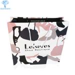 Eco Friendly CMYK Paper Shopping Bags With Handles Foil Stamping