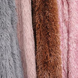 Wholesale HomeLightweight Faux Fur Throw Blanket High Durability Fluffy Fur Blanket from china suppliers