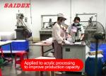 2.5kw 10A Electric Acrylic Trimming Machine Length 1000mm 250kg Small 45 Degree