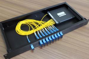 Wholesale Rack Mount 10G Media Converter , 4 / 8 / 16 Channel CWDM MUX from china suppliers