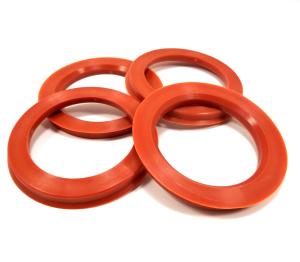 Wholesale 57.1 To 73.1 Plastic Hub Rings Recyclable , Red Vw Spare Parts High Performance from china suppliers